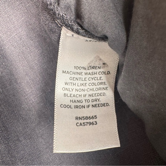 Caslon Women’s 100% Linen Pants Size 1X Pull On Elastic waistband - Picture 8 of 8